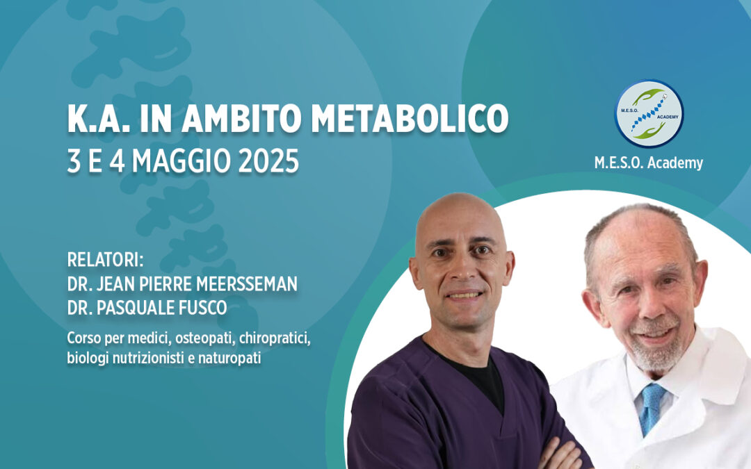 03-04 Maggio 2025 – K.A. in ambito metabolico