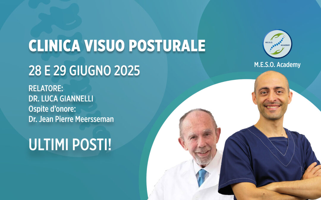 28-29 Giugno 2025 – Clinica Visuo Posturale